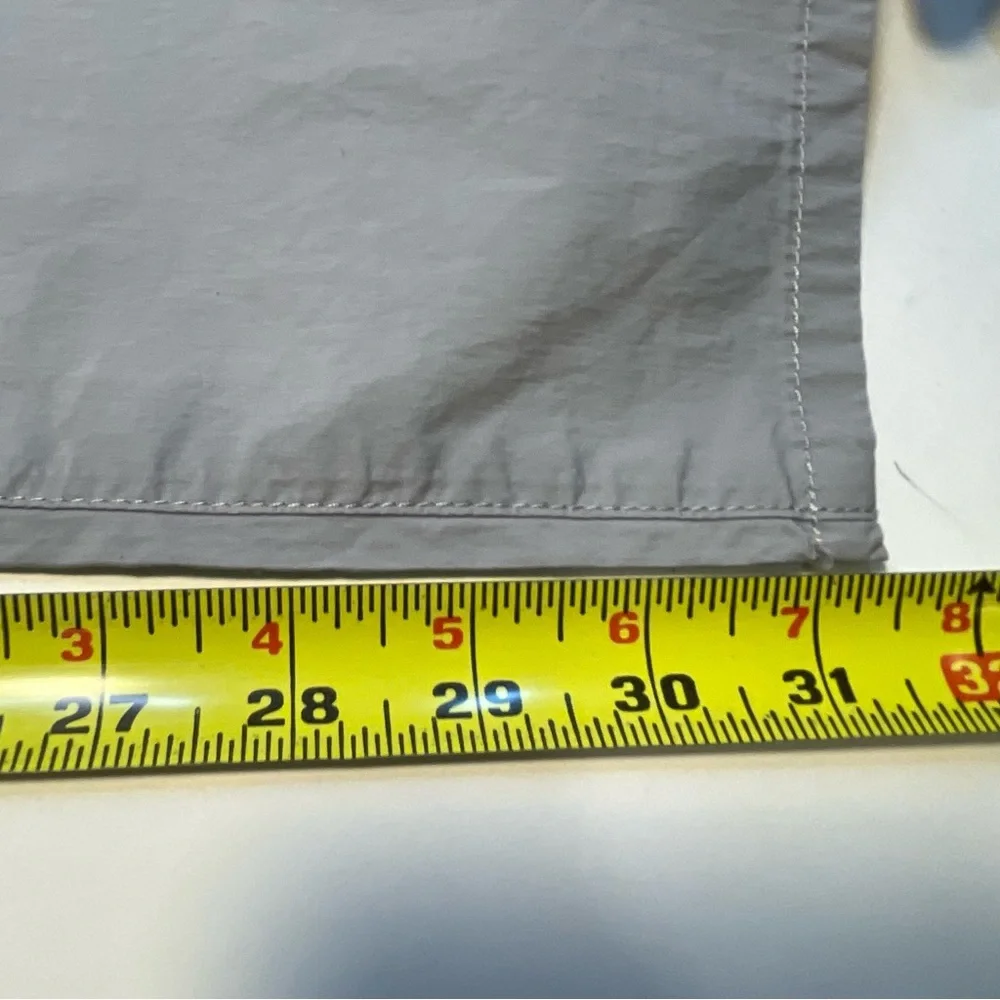 Armani Exchange A|X Mens Gray Flat Front Dress Straight Pants Sz 31 Lightweight - Picture 8 of 10